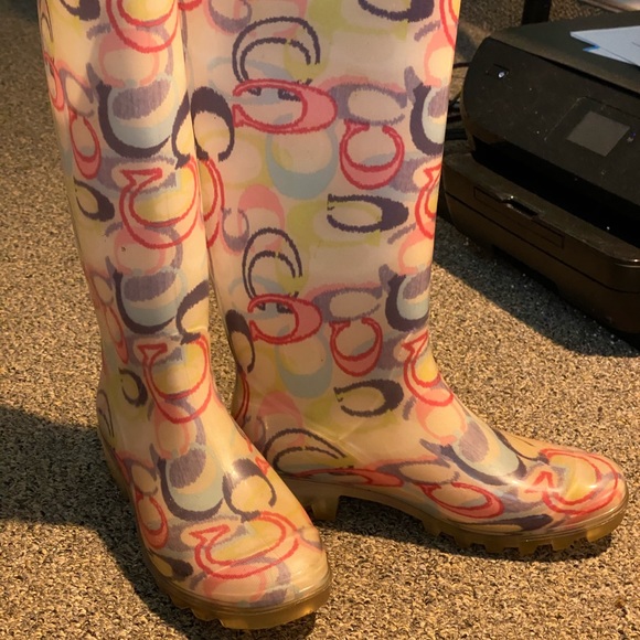 COACH rain boots - Picture 5 of 5